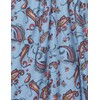 AmeriMark Vestido de noche largo de franela con estampado floral