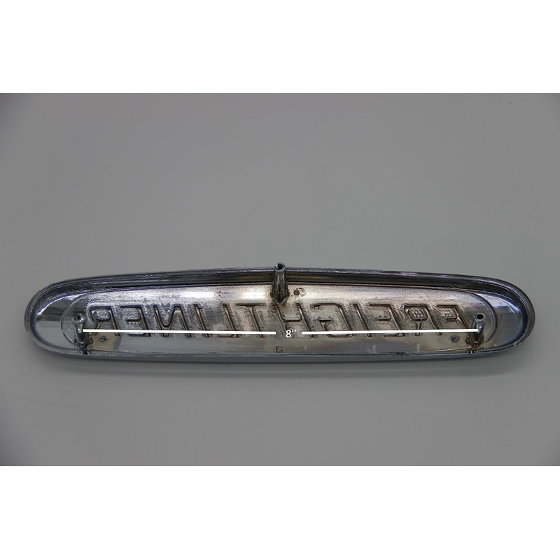 Replacement Aftermarket Grill Freightliner Emblem 10" Long Semi Truck Chrome