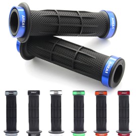 Area1 Handlebar Grips Compatible with XMAX 400, 300, 125 / Tmax 500, 530, DX, SX (Stripe/Blue)