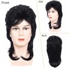 ByouByou Mullet Wigs for Men 80s Costumes Fancy Party Accessory