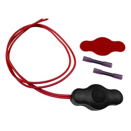 MUQIDA - Interruptor de botón impermeable con conector rápido, mini interruptor de encendido y apagado de 12 V para iluminación LED decorativa, interruptores universales para iluminación LED en