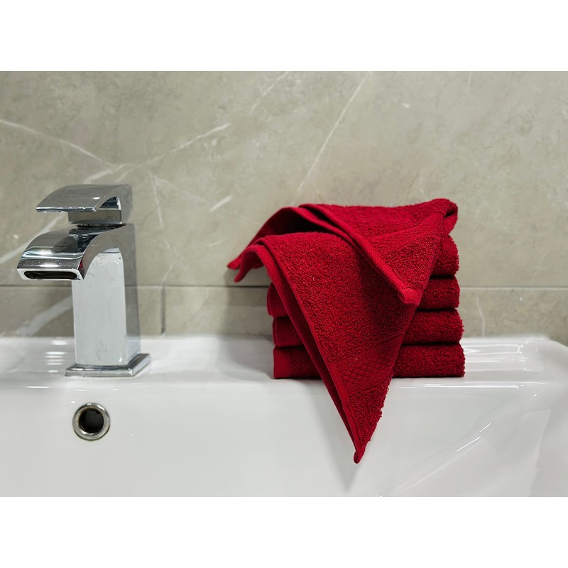 DARWEN STAR Flannel Face Cloth (30 x 30 cm) Soft