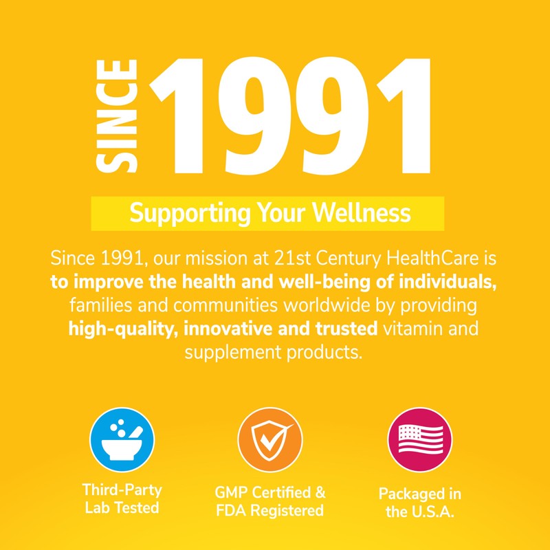 21st Century Biotin Tablets, 10,000 mcg, Unflavored 120 Count