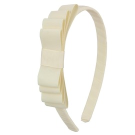 7Rainbows Ivory Toddler Headband Knotted Bow Headband for Girls