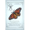 Epic Life Sized Monarch Butterfly Danaus Plexippus Iron on Patch