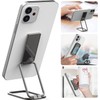 ISKIP Phone Ring Holder, Adjustable Cell Phone Finger Kickstand Metal