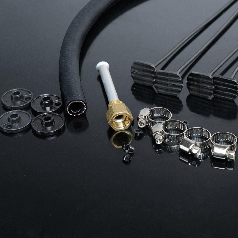 G-PLUS Universal Silver 4 Row AN6 Radiator Remote Aluminum Transmission