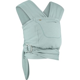 Close Caboo Adjustable Organic Cotton Baby Carrier in Sage, Sustainable & Soft for Infants and Toddlers, One Size