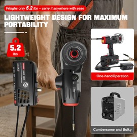 Portable Mig Welding Machine 120 A, Mig Welder Machine 110v, Hand Held Flux Core Welder With IGBT Inverter, Gasless Portable Welder Wire Feed Welder Equipment (1)