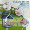 ZIRKOZIR Metal Suet Ball Holder for Bird Buddy Smart Feeders