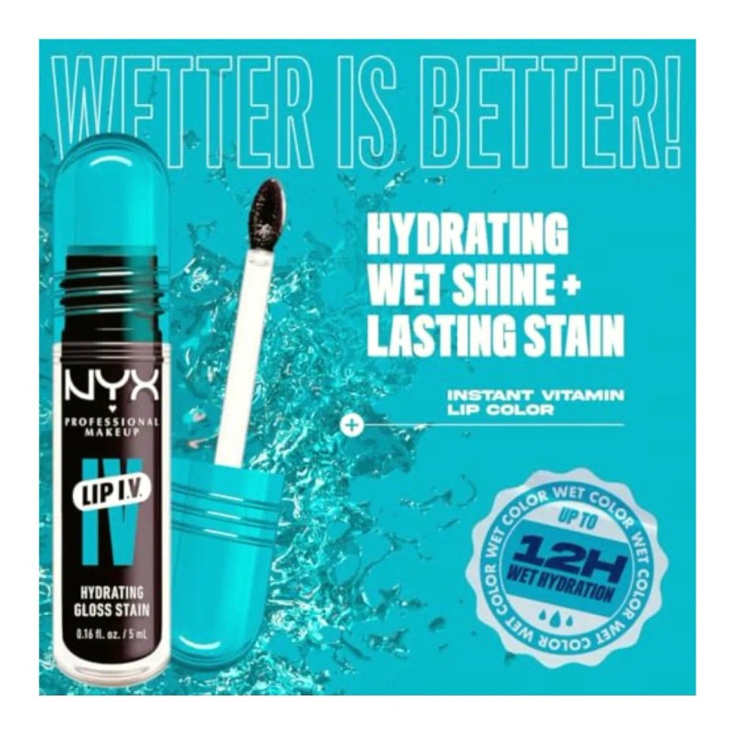 Tinta De Labios Hidratante Lip Iv De Nyx Professional