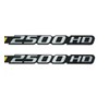 Pair Set 2500 HD Emblems Front Side Door Car 3D