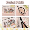 Teacher Floral Cosmetic Bags Women Appreciation Birthday Thank You Gifts