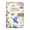 Telephone Address Book A-Z Index Hard Back Vintage Fabric Cover