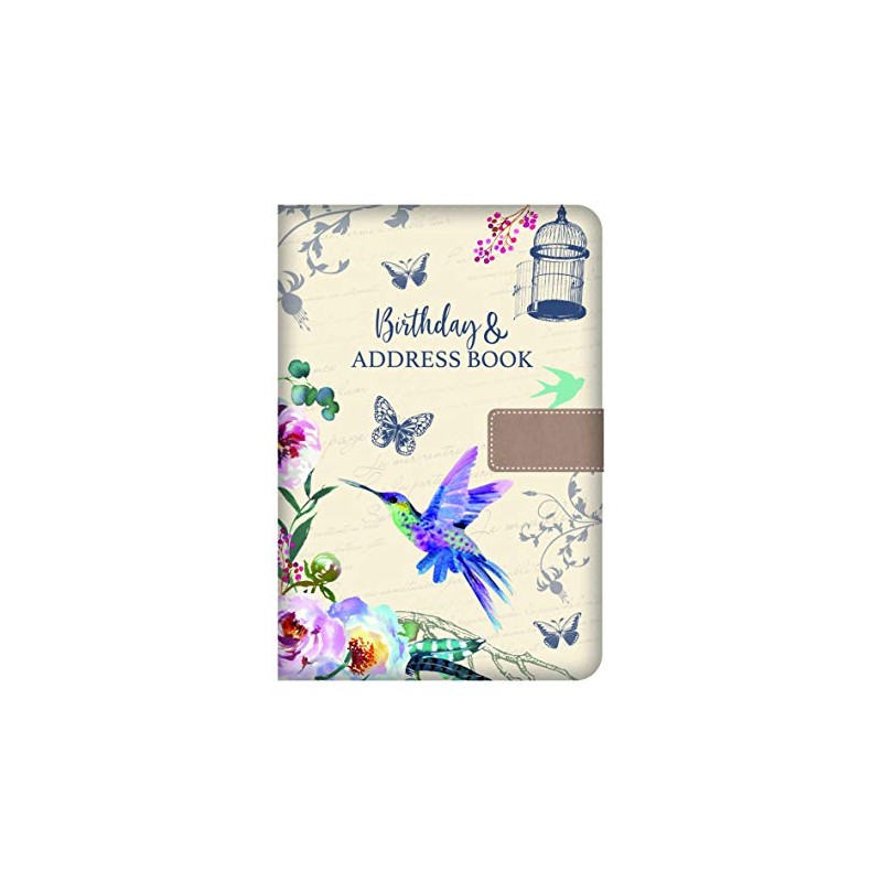 Telephone Address Book A-Z Index Hard Back Vintage Fabric Cover