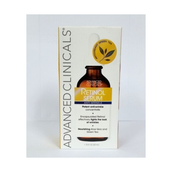 Advanced Clinicals Retinol Face Serum Anti-Wrinkle 1.75 oz Anti-Aging