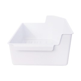 Kitchen Basics 101 240385201 Ice Cube Bucket Container Tray Storage Bin Compatible with Frigidaire Kenmore Electrolux 7240385201 AP2116228 891419, AH430380, EA430380, PS430380 (Refrigerator, Bin ONLY)
