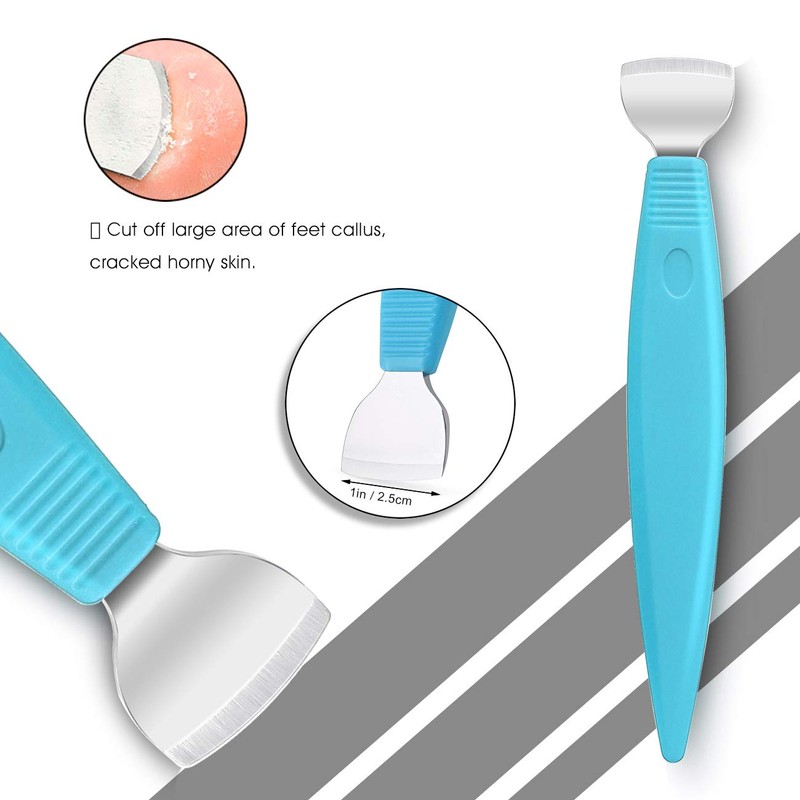 BEZOX Ingrown Toenail Removal Blades and Foot Callus Knife -
