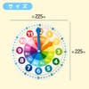 がくしゅう時計子供 学習 知育 知育玩具 小学生 見やすい文字盤 読み方練習