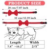 YUXIANLB 2PCS Cat Collar Break Away Cat Tie Collar Puppy