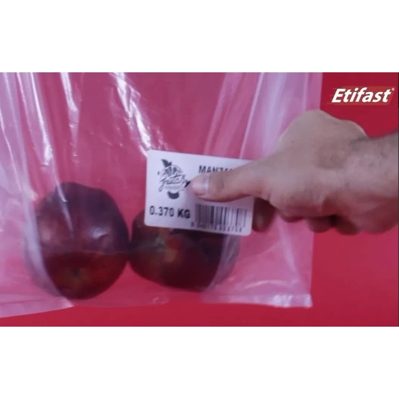 Etiqueta Térmica Para Bascula 57x40, Rollo con 1,000 etiquetas autoadhesivas