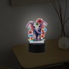 SHEGZHUC Diamond Painting Bedside Lamp Touch Diamond Painting Elephant LED