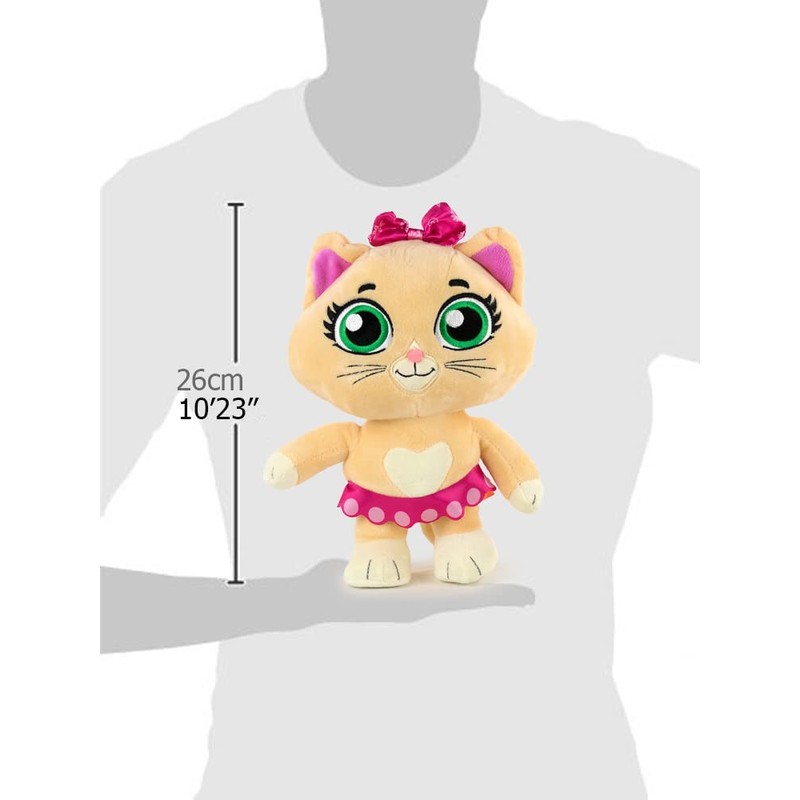 BARRADO 44 Cats Character Cuddly Toy - Lampo, Milady, Polpetta,