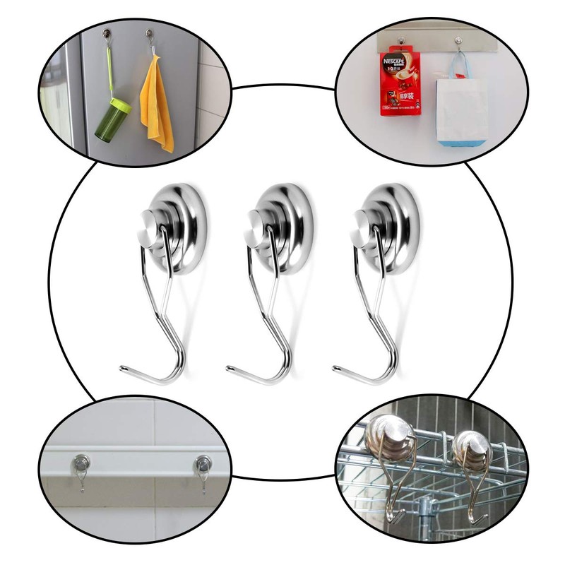 Magnetic Hook, Super Strong, Magnetic Hook, Strong, Vertical Load Capacity:
