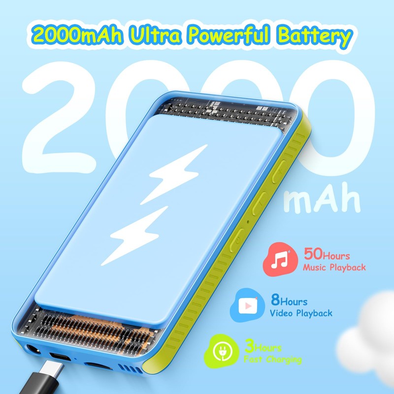 128GB MP3 Player with Bluetooth and WiFi, 4.0 Inch Touchscreen