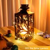 LED Solar Lantern Outdoor Hanging Hollow Out Butterfly Solar Light
