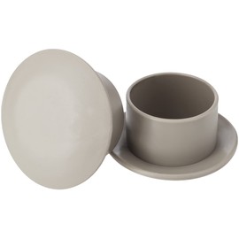Merriway® BH01572 (2 Pcs) Kingston King Size Castor Cups, Fits 50 mm Castors Large Beige - Pack of 2 Pieces
