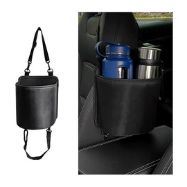 Portavasos grande lateral para asiento de automóvil, bolsa adaptadora de expansor impermeable, organizador de almacenamiento colgante multifuncional para botella de agua de bebida, accesorios