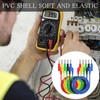 VOSSOT Multimeter Test Leads, 4 mm, 5 Colours, Banana Plug,