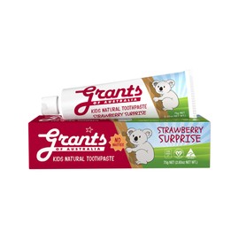 Grants Of Australia Natural Toothpaste Kids Strawberry Surprise 75g