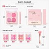 4 Color Blush Palette with Brusher Set for Cheeks(#02)