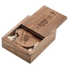 LXSINO 32GB Wooden USB Flash Drive with Laser Engraved Mr