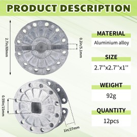 Saysurey 12 Pcs Electric Fence Tightener Wire Tightener Rapid Wire Tensioner, Fence Tensioner Strainer, Rapid Fence Wire Tensioner for Fencing Tool and Tightening Metal Fence Post