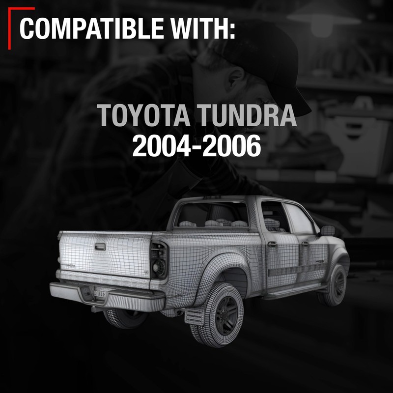 Tailgate Cable Compatible with 2004-2006 Toyota Tundra - OEM Replacement