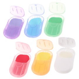 Mikinona 120 Sheets Portable Travel Soap Papers Convenient Foaming Soap for Hand Washing Camping Outdoor Activities 6-Pack Travel Paper Set