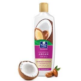 Parachute Advansed Argan Shampoo with Coconut | Repairs Dry & Damaged Hair| Moisturizes Hair| 0% Harmful Chemicals | 11.4 Fl oz | Pack of 3
