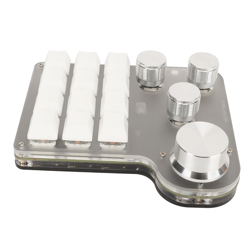 Blue Switch Keyboard USB C BT 2.4G Wireless Mini RGB