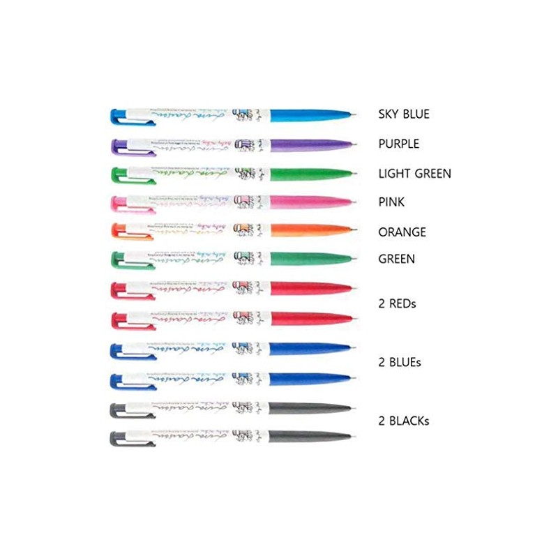 Xeno Slim Ball point Pens - Baby Mikey 0.38mm 9