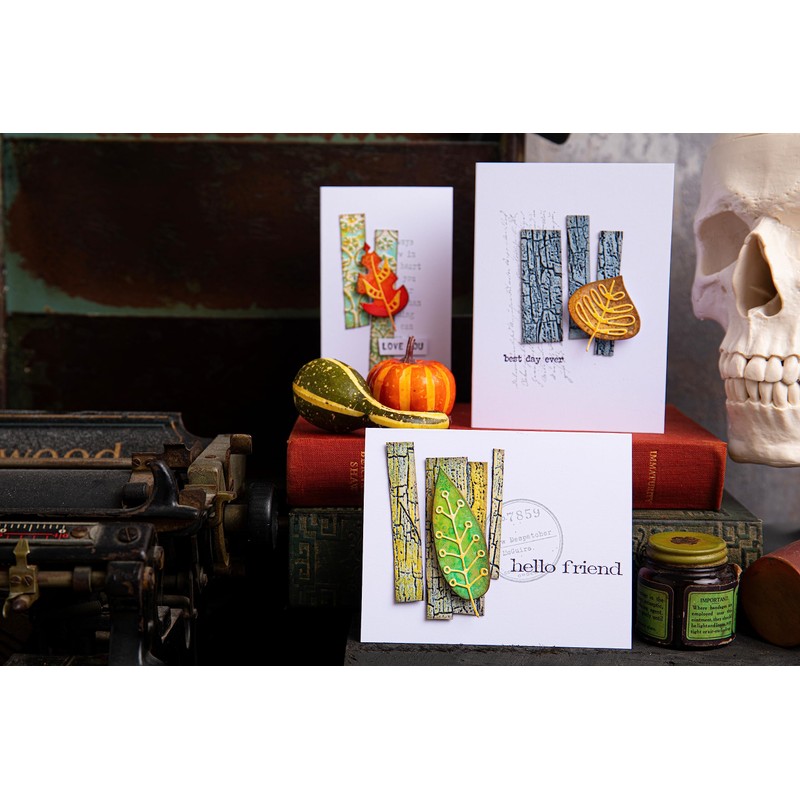 Sizzix Thinlits Dies By Tim Holtz 18/Pkg-Artsy Leaves 666380