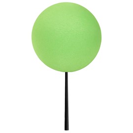 Coolballs Cool Plain Green Car, Truck, SUV EVA Craft Foam Antenna Ball Topper (Auto Accessory) (1.75" Diameter) (Pack of 3)