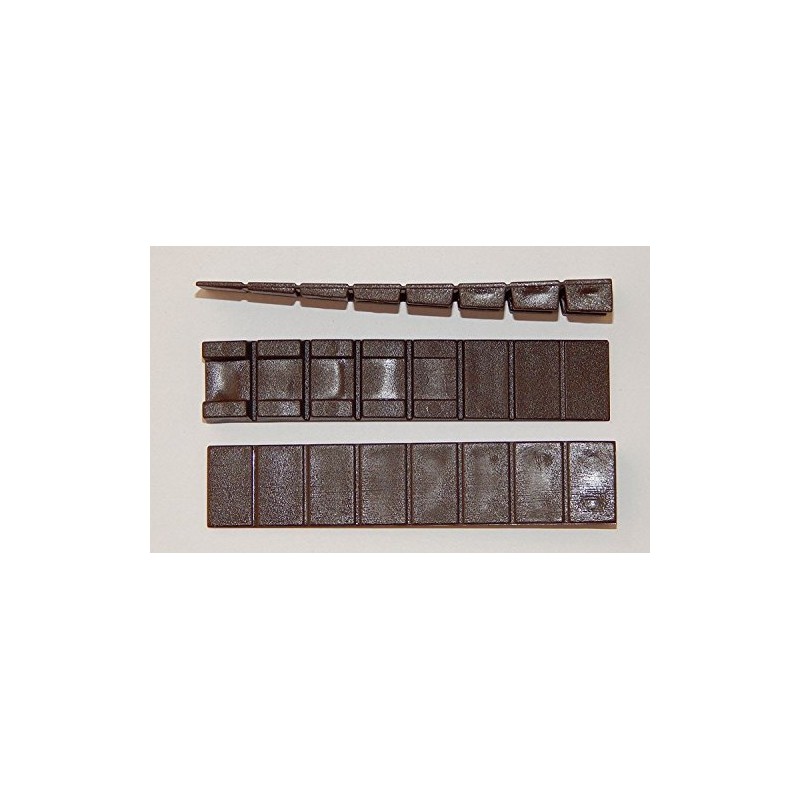 S&S-Shop 30 Furniture Wedges Made of Plastic – Brown –