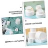LALAFINA 10pcs Matte Ointment Jars Empty Cream Containers for Travel