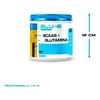 Suplemento Bcaas Glutamina 500g Sabores Naranja