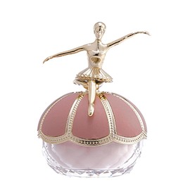 GECOMO Puff Loose Powder, Anti-Shine, Makeup Crumble Prevention, Loose Powder, Setting Powder, Ballet Image, Transparency, Waterproof, Pores Inconspicuous, Soft Focus Effect, Concealer Foundation,