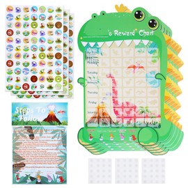 GWHOLE Potty Training Chart Dinosaur Potty Training Chart Potty Training Reward Chart Potty Chart for Toddlers Boys