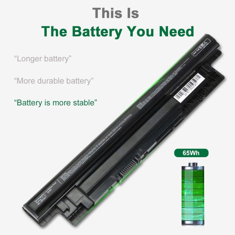 For Dell 65WH MR90Y Battery Compatible with Dell Inspiron 3521